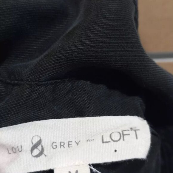 Lou Grey By Loft Women Button Up Top Shirt Size Medium - Picture 5 of 6